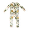 Tiny Revival Baby Zipper Pajamas Sleepers–Hypoallergenic, Newborn to Toddler, Tencel