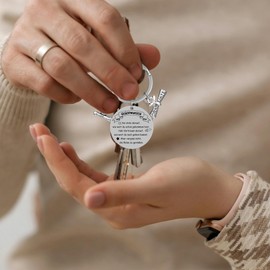 JSDDE Graduate Keyring with Diploma Bachelor Cap Pendant Graduation Keyring Lucky Charm Inspirational Keychain Graduation Gift