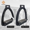 THREE ARCHERS Safety Stirrups Side Opening Design for English Saddle