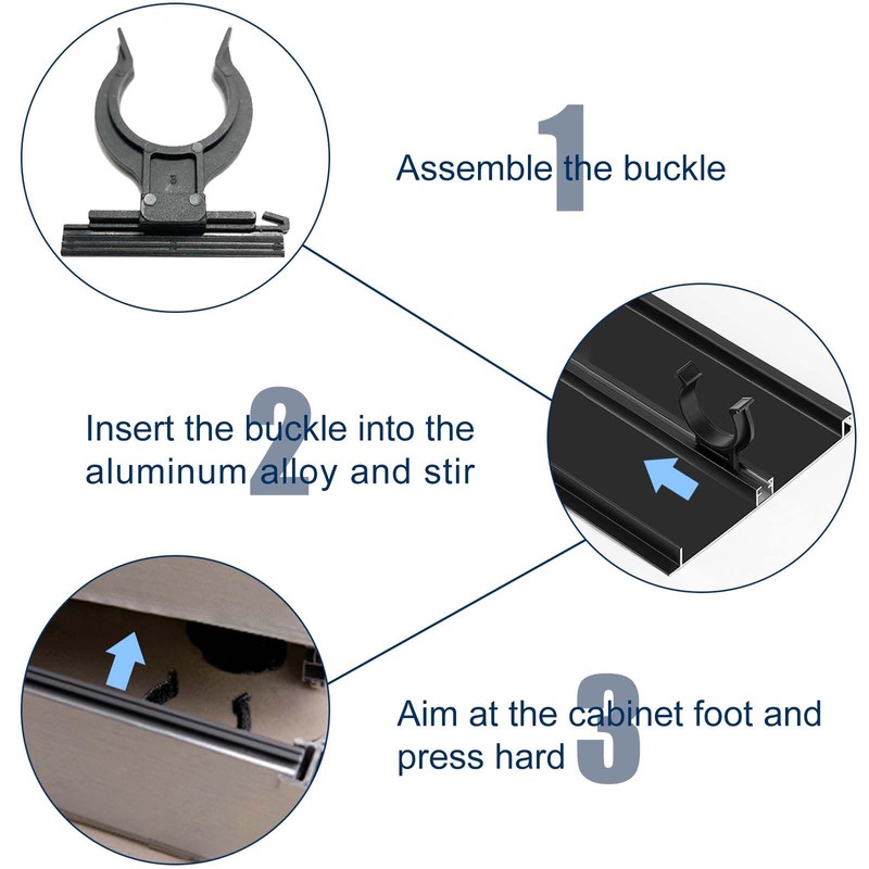 Plinth Feet Clips 20 Pieces Kitchen Plinth Clips, Kitchen Kick