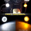 NTHREEAUTO 3 1/4 inch 1157 LED Turn Signals Front Rear