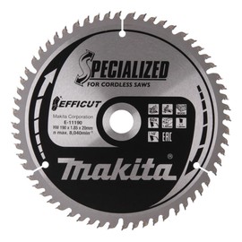 Makita E-11134 7-1/2" 60T Carbide-Tipped Max Efficiency Miter Saw Blade