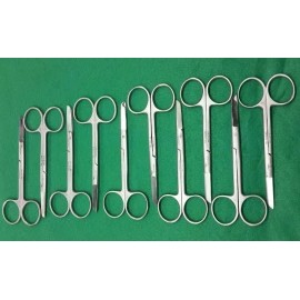 CYNAMED USA 10 O.R SPENCER STITCH SUTURE SCISSORS 4.5" SURGICAL INSTRUMENT ( ROUND PATTERN )