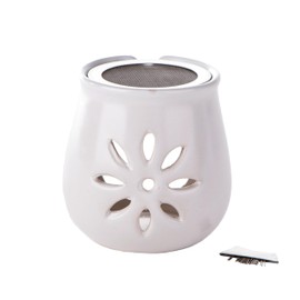 NKlaus Incense Burner Flower with Sieve Incense Burner Incense Burner with Sieve 8.5 x 8 cm 15812