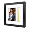 Golden State Art, 10x10 Black Solid Wood Shadow Box Frame