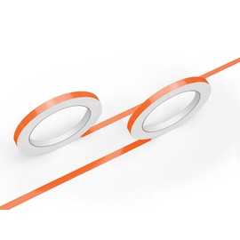 3M 50 Vinyl Pinstriping Tape Roll in Bright Orange 34-1/2" x 150ft - Auto Decal Striping Sticker - Gloss Finish Adhesive UV Resistant Film - Car Body Side Stripes