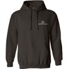 Saddleback Supply Men's Western Logo Pullover Hoodie-XL-Dark Chocolate/w