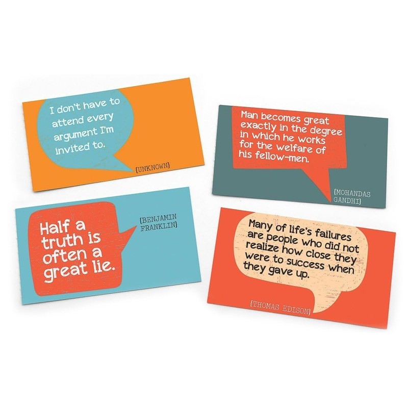 Papersalt Good Stuff for the Brain Tear and Share Quote