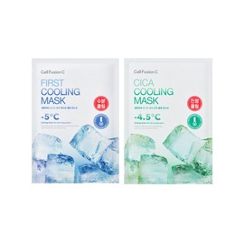 Cell Fusion C [Mixed Composition] Cell Fusion C First Cooling 5 sheets + Cica Cooling Mask 5 sheets / [혼합구성] 셀퓨전씨 퍼스트 쿨링 5매+시카 쿨링 마스크 5매