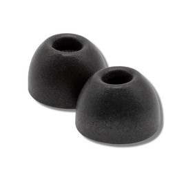 Comply Foam TW-400-C TrueGrip Pro Ear Tips for JLAB, Bowers & Wilkins PI7, PI5, Technics EAH-AZ70, Tune 125TWS, Medium, 3 Pairs, Black – Comfort Memory Foam Earbud Tips, Made in The USA