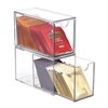 IGNPION 2 Layer Tea Organizer Drawer Box , Acrylic Kitchen