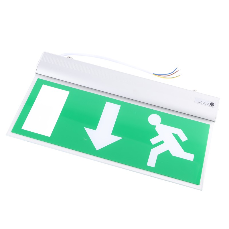Acrylic LED Emergency Exit Lighting Sign Safety Evacuation Indicator Light