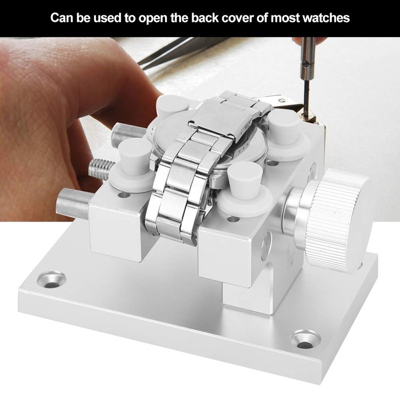 DAUERHAFT Watch Case Opener, Large Watch Case Vise Watch Holder