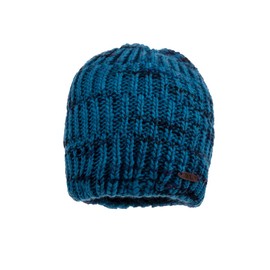 maximo Boy's Mütze mit Rippstruktur Hat, Blue (blaumeliert 44), 51 cm (Size: 51/53)