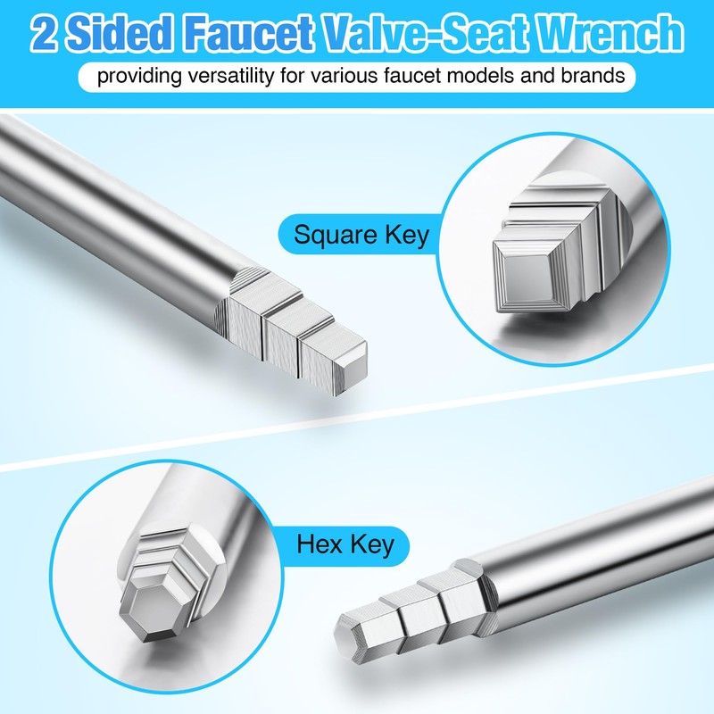 Enhon Faucet Seat Wrench, Compatible with Danco 80439 Faucet Removal