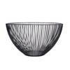 Wire Fruit Basket Black Fruit Bowl for Kitchen Counter Wave
