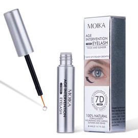 VRAIKO MOIKA Eyelash Growth Serum, Naturally Longer, Fuller, Thicker, Healthier-Looking Lashes, Clean Beauty Formula, Gentle Daily Use, Vegan & Cruelty-Free Enhancer