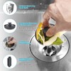 Hibbent 3 in 1 Kitchen Sink Drain Strainer, Stainless Steel