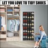 Windyun 40 Over the Door Shoe Organizer Large Breathable Mesh