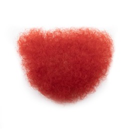 INFTOYCO Fake Private Hair, Invisible Realistic Biniki Body Hair, Handmade full Lace Fake chest hair mustache for Men and Women (Red)