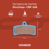 CONTEC Disc Brake Pads DiscStop+ CBP-560 Organic Disc Brake Pad