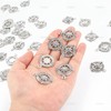 AUEAR, 50 Pack Compass Charms Pendants Alloy Charm Spacer Beads