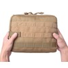 Tactical Molle Tool Pouch Multi-Purpose Modular Utility Bag (Tan)