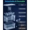 Pawfly Aquarium Fish Breeding Box Transparent Plastic Breeder Box for