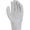 Rawlings Unisex Adult BR51BG-W-90 Baseball Batting Gloves, White, Large