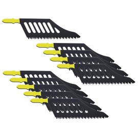 10Pcs 11 TPI Flush Cutting Jigsaw Blade T Shank Jigsaw Blades 112mmx38mmx1.2mm Compatible with Dewalt Compatible with Bosch
