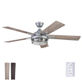 Prominence Home 51657-01 Freyr Ceiling Fan, 52, Galvanized