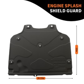 Engine Under Splash Shield Cover Compatible with A4 A5 S4 S5 RS5 B9 2018-2023 Engine Radiator Splash Shield Guard Replaces 8W0863822B 8W0863822A Engine and Underbody Protection