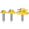 APlus 3-Piece 1/2 Inch 12.7 mm Gluing Milling Cutter Miter