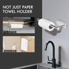 Stainless Steel Paper Towel Holder for Kitchen Loose Paper Towels