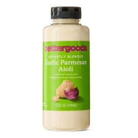 Bettergoods Expertly Blended Garlic Parmesan Aioli Spread 12oz Bottle