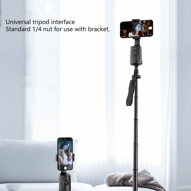 Auto Face Tracking Phone Holder 360 Degree Rotation ABS Phone