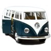 5 Die-cast 1962 VW Classic Bus 1/32 Scale (Green), Pull