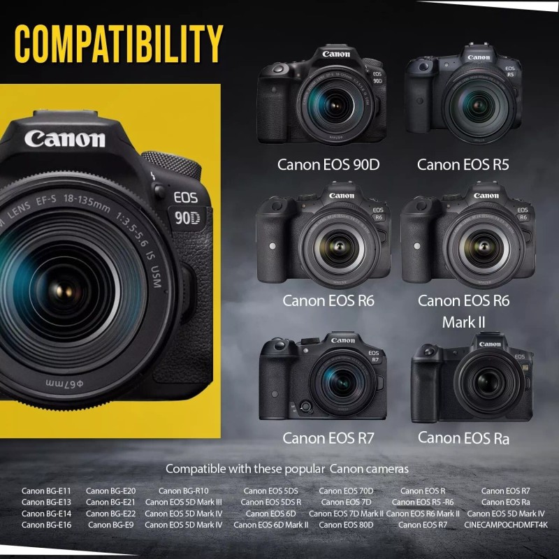 BM Premium LP-E6P High Capacity Battery