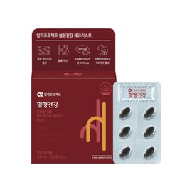 Jeonggwanjang CheongKwanJang Alpha Project Blood Circulation Health 500mg 60 Capsules / 정관장 알파프로젝트 혈행건강 500mg 60캡슐