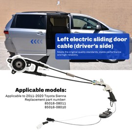 85016-08011 Left Electric Sliding Door Harness Assembly, Suitable for 2011-2020 Toyota Sienna, Electric Sliding Door Harness Assembly, can Replace 85016-08011 85016-08010