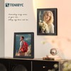 TENIBYC 8x10 Picture Frame 4 Pack, Black Wooden Textured, HD
