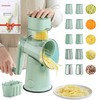 BSFRNF 5 In 1 Rotary Cheese Grater Vegetable Slicer for
