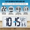 TXL 18.44" Large Digital Wall Clock with Backlight, Battery Operated