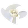 WR60X30922 Refrigerator Evaporator Fan Blade (4.25 Inch Diameter) Replacement for