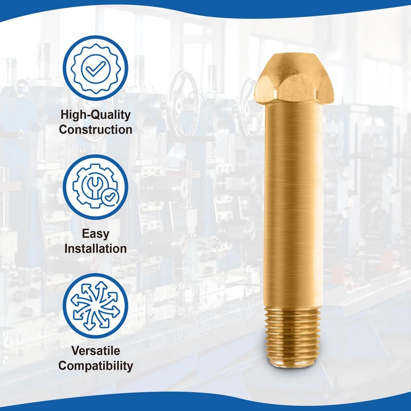 KOLIBROX CGA-580 Nut & 3" Nipple - Regulator Inlet Bottle