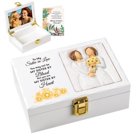 Nowizen Sister in Law Gifts, Birthday Gift Ideas - Mother's Day Christmas, Wedding Gifts for Sister-in-Law, Picture Frame Box 4x6