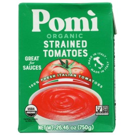 Pomi USDA Organic Strained Tomatoes, 26.46 Ounce