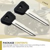 Numano (2 Pack For New Motorcycle Blank Uncut Key Key