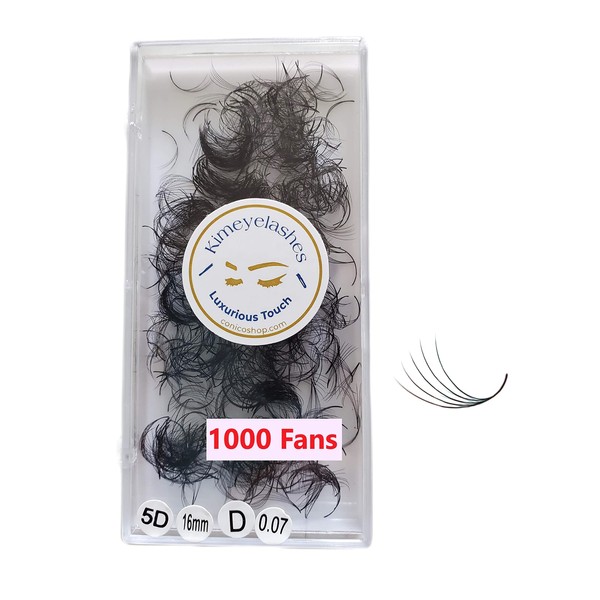 Kimeyelashes 4D to 10D - 0.07 C and D Curl