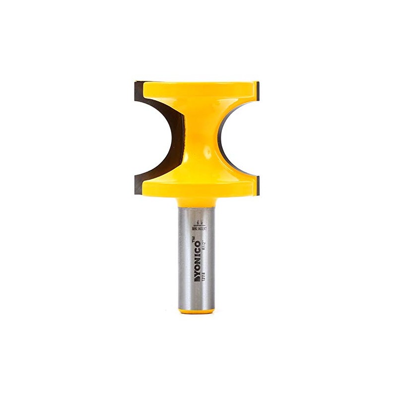 YONICO 13118 1-Inch Bead Bullnose Router Bit 1/2-Inch Shank